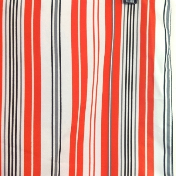 VINTAGE BIG Red and Black Stripe Scarf - Symphony Scarfs - Picture 2 of 4